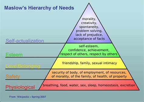 Chapter 5, Basic Human Needs - Using Maslow