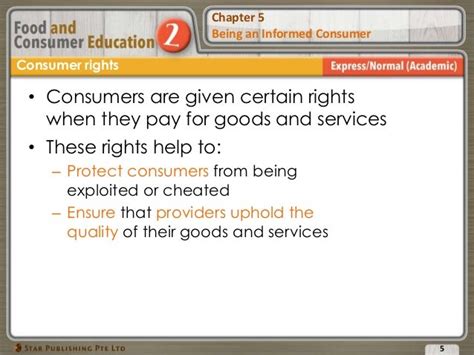 Chapter 5 Being an Informed Consumer - SlideShare