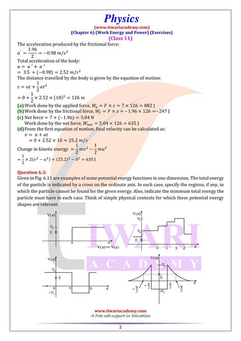 Chapter 6 Physics Test
