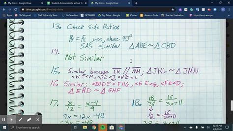 Chapter 6 Test Review Answer Key Explanation Geometry YouTube