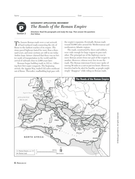Chapter 6 section 2 the roman empire answer key. - Latin prepositions a handbook for teachers and students.