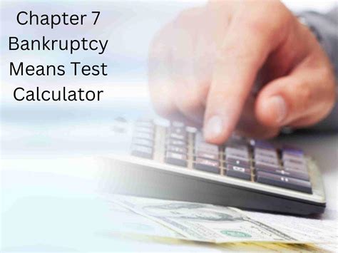 Chapter 7 Means Test Calculator Online A Guide to Financial Relief