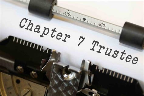 Chapter 7 Trustee Free of Charge Creative Commons Typewriter image