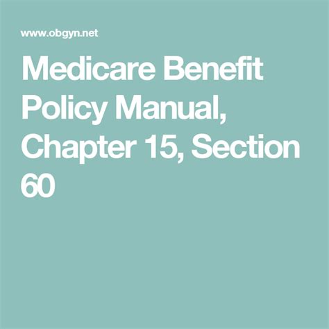 Chapter 7 medicare benefit policy manual. - Manual de yoga para principiantes gratis.