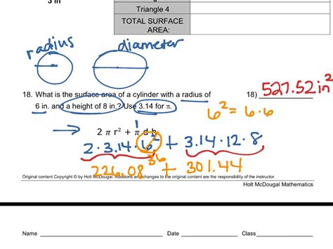 Chapter 8 Practice Test Answers Math ShowMe