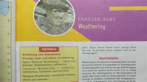 Chapter 9: Weathering Solutions for Class 9 ICSE Total Geography ...