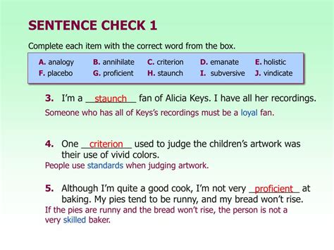 Chapter 9 sentence check 2 answer key. 