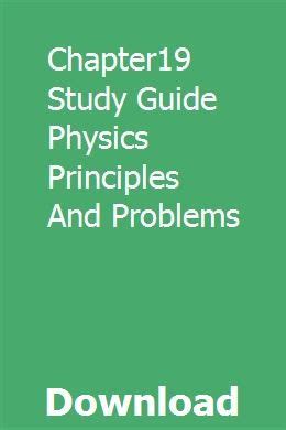 Chapter19 study guide physics principles and problems. - The manual of strategic planning for museums by gail dexter lord.