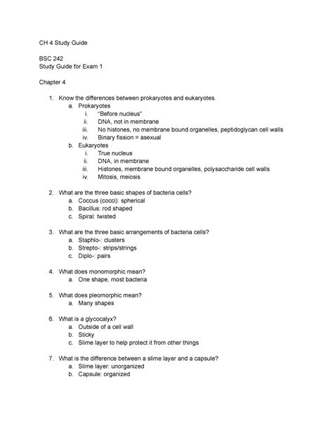 Chapter4 Study Guide doc
