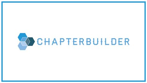 Chapterbuilder. Things To Know About Chapterbuilder. 
