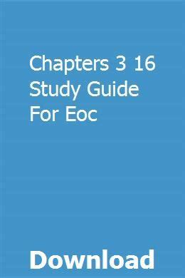Chapters 3 16 study guide for eoc. - Atti del simposio internazionale, la civiltà islamica e le scienze.