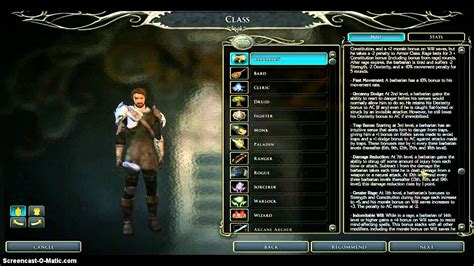 Character Builds - The Neverwinter Nights Workshop