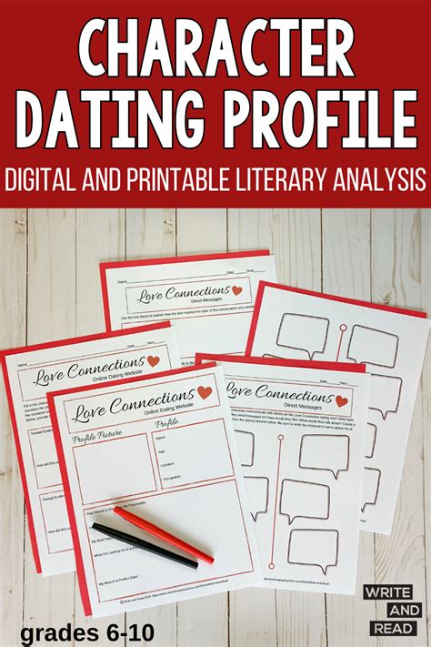 Character Dating Profile Template Eetschrijven Blog