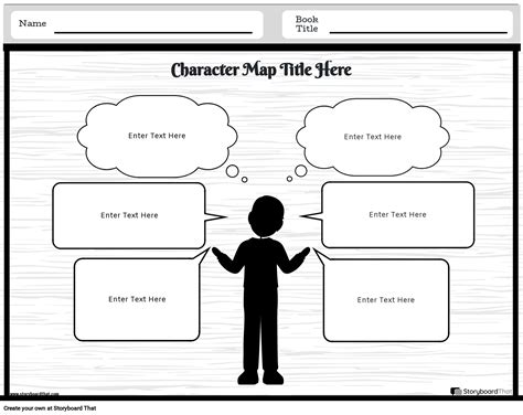Character Map Worksheet Template at StoryboardThat
