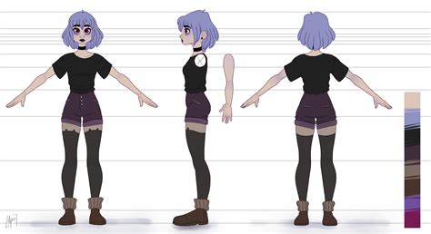 Character Model Sheet by atachi00 on DeviantArt