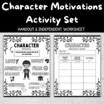 Character Motivation Worksheet Next Post