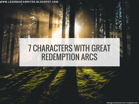 Character Redemption Arcs