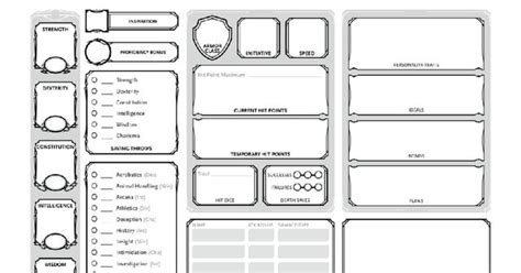 Character Sheet Word Doc With Text Boxes to Fill. Not Autofill. r/DnD