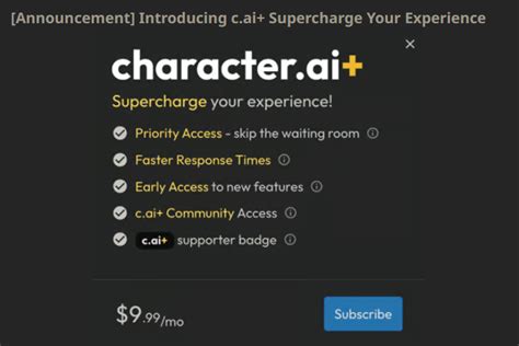 Character ai plus. Character.AI lets you collaborate with a supercomputer to write a dialog. You can use it for imagination, brainstorming, language learning, and more. Learn how it works, contact … 