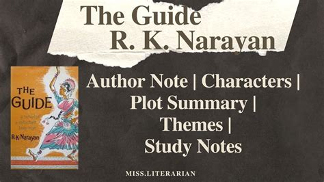 Character analysis of the guide by r k narayan. - Marks standard handbook for mechanical engineers eugene avallone.