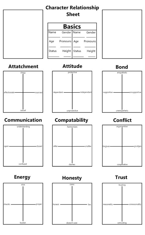 Character relationship chart pdf.  Download miscellaneous printable Charact...