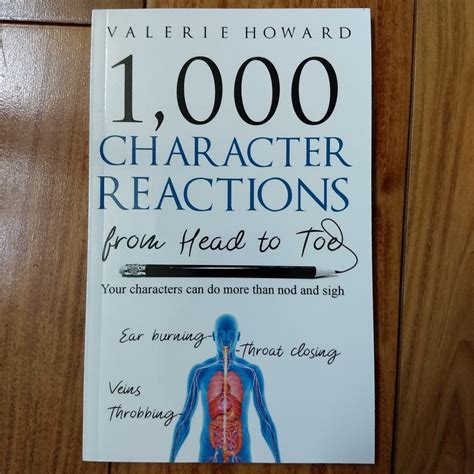 Read Online Character Reactions From Head To Toe By Valerie   Howard