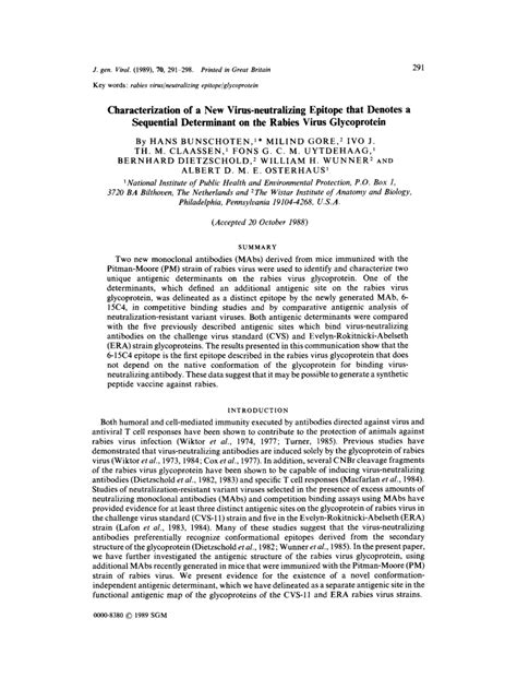 Characterization of a New Virus-neutralizing Epitope that Denotes …