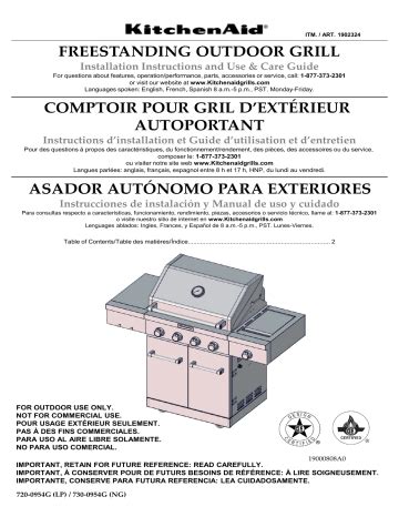 Charbroil 720-0954G, 4759378 El manual del propietario