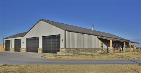 The end project is a masterpiece that epitomizes "Country Living". The shell of the post frame house measures 36' x 68' with our charcoal steel panel siding and black trim. Thanks to the post frame design, the interior features grand, wide open spaces for a magnificent great room as you enter the front door.. 