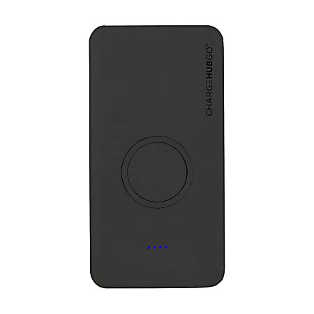 ChargeHub Black Wireless Power Bank with Built-In Charging …