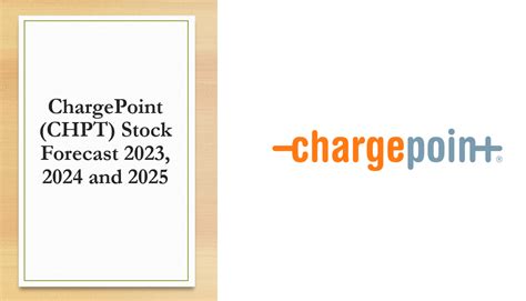 ChargePoint Stock Forecast 2025-2029. These five years woul