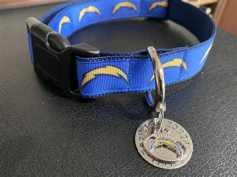 Chargers Dog Collar Etsy