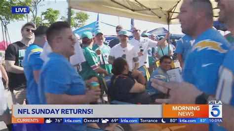 Chargers fans descend on SoFi Stadium for season opener against Dolphins 