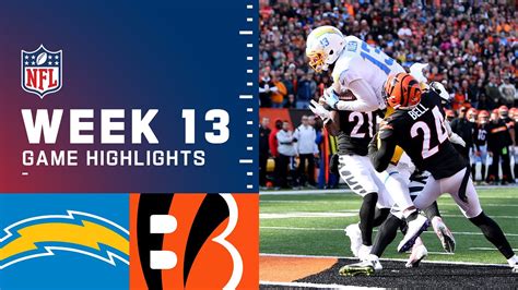 Chargers vs. Bengals Week 13 Highlights NFL 2024 - YouTube