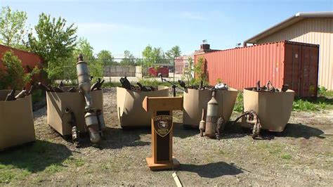 Charges filed after more than 600 catalytic converters recovered