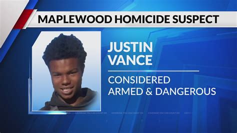 Charges filed in Maplewood homicide; suspect at large