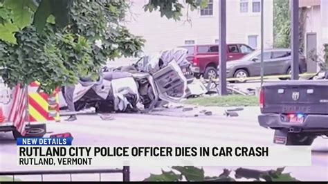 Charges filed in crash that killed Rutland police officer