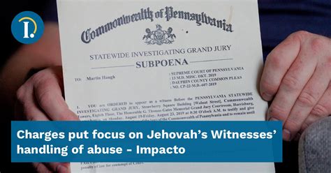 Charges put focus on Jehovah’s Witnesses’ handling of abuse
