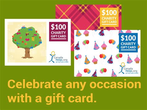 Charity Gift Cards CanadaHelps