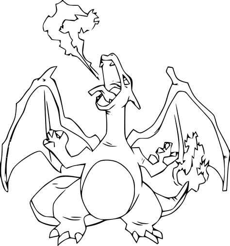 Charizard Coloring Pages Printable