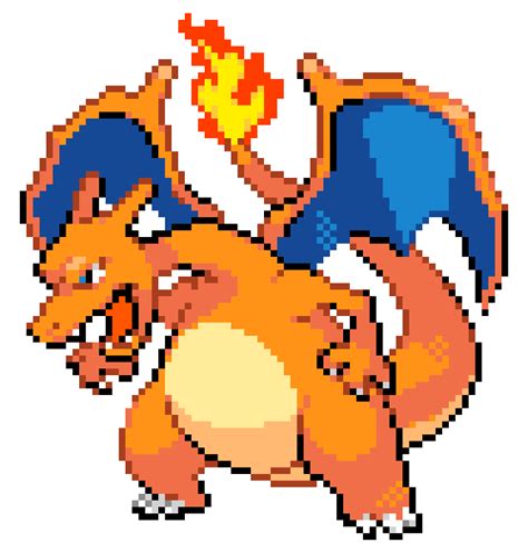 Charizard Pixel Art - Etsy