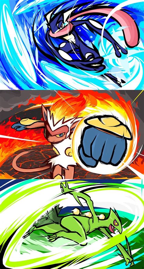 Charizard sceptile greninja infernape Pikachu attitude