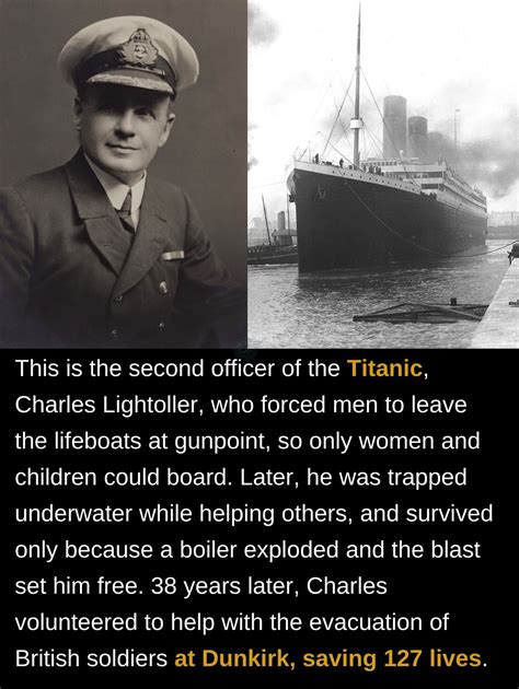 Charles Lightoller Stayed Aboard The Titanic Until The …