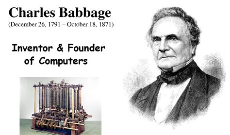 Charles babbage invented computer in which year