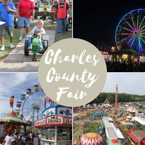 Charles County Fair. September 15, 2015 · Less than 48 hours until the start of the fair! We open at 5:00 pm on Thursday evening. We have lined up some great entertainment and activities, along with a diverse group of food vendors and a cross section of local businesses to give you the best family entertainment value around! +2.