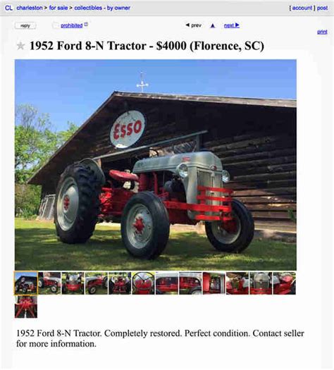 craigslist Heavy Equipment for sale in Charleston, SC. see also. ... Charleston, South Carolina 2008 Caterpillar 963D Crawler Loader for Sale. $47,500 .... 