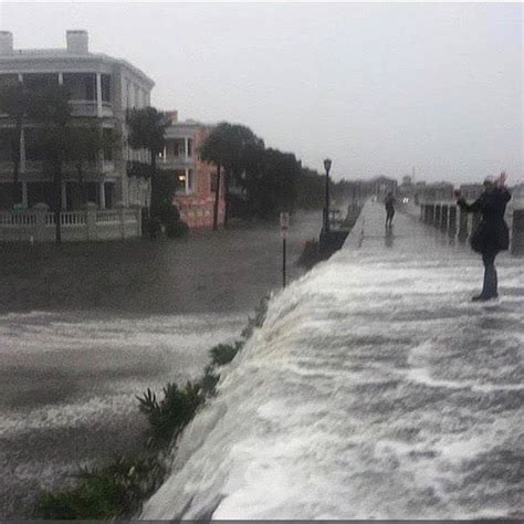 Fort Pulaski’s storm tide was 5.06 feet, breaking the previous record of 3.4 feet set in 1947. Wilmington, NC, and Mayport, FL, also broke storm tide records that had been set during previous hurricanes. In Charleston, high tide on the morning of September 8. 