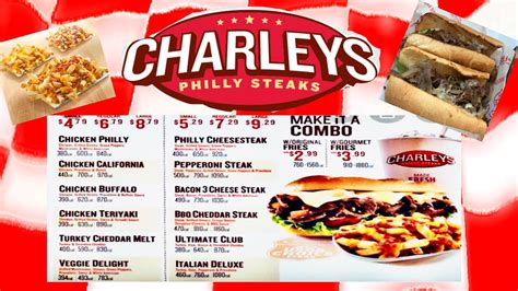 Charleys Philly Steak Menu Prices