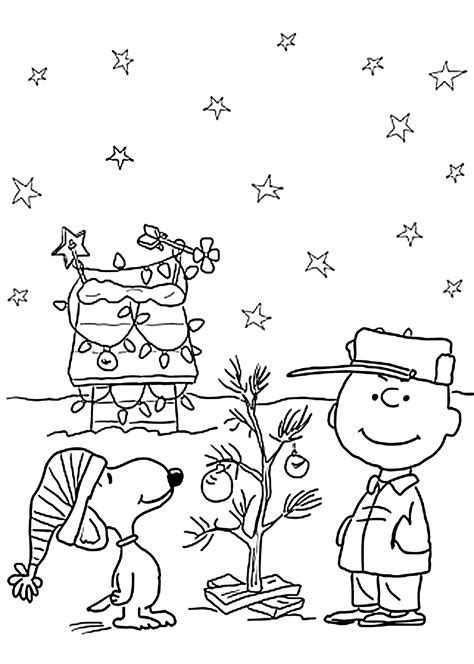 Charlie Brown Coloring Book Pages