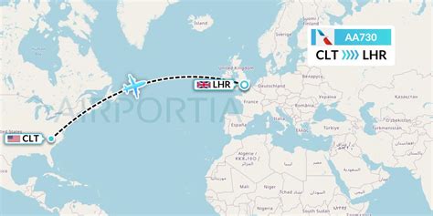 Track American Airlines (AA) #730 flight from Charlotte/Douglas Intl to London Heathrow. Flight status, tracking, and historical data for American Airlines 730 (AA730/AAL730) including scheduled, estimated, and actual departure and arrival times.. 